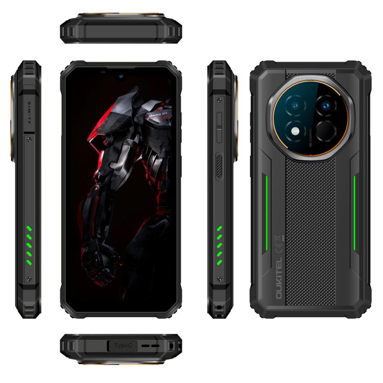 Oukitel G6 Rugged Phone, 4GB+128GB, Fingerprint Identification, 10600mAh Battery, 6.52 inch Android 16.0 Unisoc T615 Octa Core, NFC, OTG, Network: 4G, 4GB+128GB