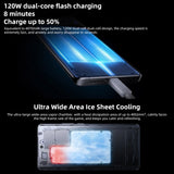 Triple Back Cameras, Screen Fingerprint Identification / Face ID, 4870mAh Battery, 6.78 inch Android 13.0 OriginOS 3 MediaTek Dimensity 9200 Octa Core up to 3.05GHz, NFC, OTG, Network: 5G, Support Google Play, Support 50W Wireless Flash Charging       ...
