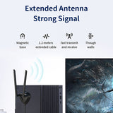 COMFAST CF-AX210 PLUS 5374Mbps Tri-band + Bluetooth 5.2 Wireless WiFi6E PCI-E Network Card, CF-AX210 PLUS