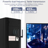 COMFAST CF-822AC 600Mbps 5G Dual-band Wifi USB Network Adapter Receiver, CF-822AC