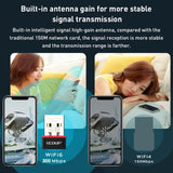 EP-A300 300Mbps WiFi6 USB Free Drive Network Adapter, EP-AX300