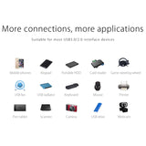 ORICO W5P-U3-100 4-Port USB 3.0 Desktop HUB with 100cm Micro USB Cable Power Supply, W5P-U3-100 Black