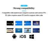 aoni C90 1080P HD Business Smart Computer Camera with Microphone, C90