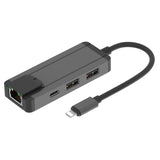 Onten 75002 8PIN to RJ45 Hub USB 2.0 Adapter