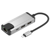 Onten 75002 8PIN to RJ45 Hub USB 2.0 Adapter