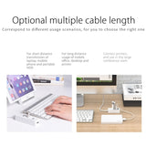 ORICO W5P-U2-100 USB 2.0 Desktop HUB with 100cm Micro USB Cable Power Supply, W5P-U2-100 Black