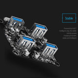 ORICO MH4U-100 USB 3.0 Transparent Desktop HUB with 100cm Micro USB Cable, MH4U-100