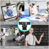 HXSJ S5 1080P Adjustable HD Video Webcam PC Camera with Microphone