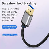 8108 7 Ports USB 3.0 to USB 3.0 HUB, Cable Length: 80cm, 8108