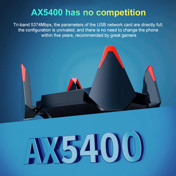COMFAST CF-977AX 5400Mbps Tri-Band Wireless Network Card WiFi6 Type-C Adapter, CF-977AX
