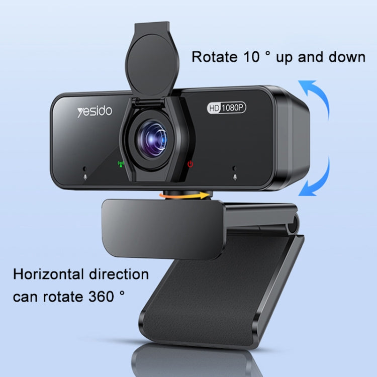 Yesido KM13 1080P 2.0MP USB Webcam, Cable Length 1.5m, KM13