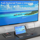 Rocketek SHX6 Multifunctional Dual Type-C Ports Expansion Dock HUB Adapter with LAN, SHX6