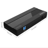 ORICO H727RK-U3 ABS High Speed 7 Ports USB 3.0 HUB with 12V Power Adapter for Laptops / Smartphones, H727RK-U3