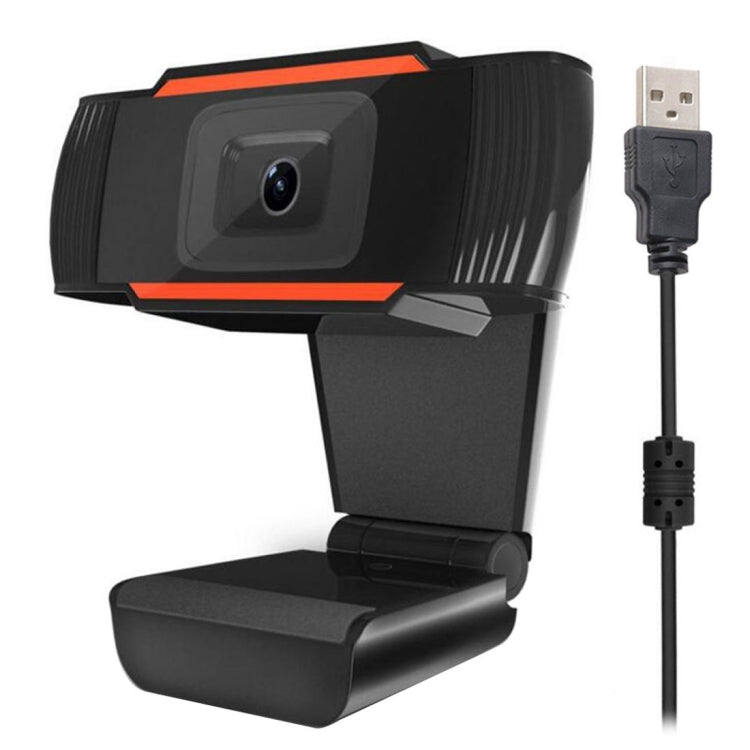 A870 480P Pixels HD 360 Degree WebCam USB 2.0 PC Camera with Microphone for Skype Computer PC Laptop, Cable Length: 1.4m, A870 (Orange), A870 (Black)