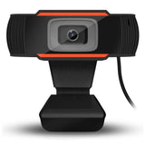 A870 480P Pixels HD 360 Degree WebCam USB 2.0 PC Camera with Microphone for Skype Computer PC Laptop, Cable Length: 1.4m, A870 (Orange), A870 (Black)