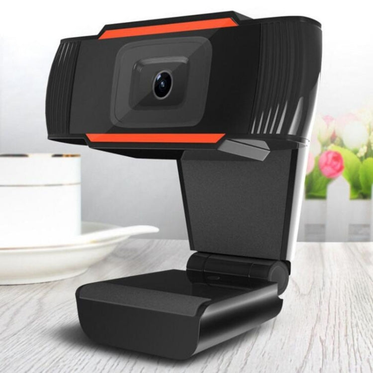 A870 480P Pixels HD 360 Degree WebCam USB 2.0 PC Camera with Microphone for Skype Computer PC Laptop, Cable Length: 1.4m, A870 (Orange), A870 (Black)