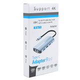 BYL-2206 9 in 1 USB-C / Type-C to USB Multifunctional Docking Station HUB Adapter, BYL-2206