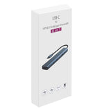 BYL-2210 6 in 1 USB-C / Type-C to USB Multifunctional Docking Station HUB Adapter with 1000M Network Port, BYL-2210