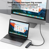 BYL-2303 7 in 1 USB-C / Type-C to USB Multifunctional Docking Station HUB Adapter, BYL-2303