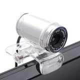 HXSJ A860 30fps 480P HD Webcam for Desktop / Laptop, with 10m Sound Absorbing Microphone, Length: 1.4m, A860 Grey, A860 Blue, A860 Red, A860 Red + Black, A860 Black