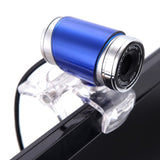 HXSJ A860 30fps 480P HD Webcam for Desktop / Laptop, with 10m Sound Absorbing Microphone, Length: 1.4m, A860 Grey, A860 Blue, A860 Red, A860 Red + Black, A860 Black