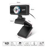 HXSJ S90 30fps 1 Megapixel 720P HD Webcam for Desktop / Laptop / Android TV, with 8m Sound Absorbing Microphone, Cable Length: 1.5m, S90