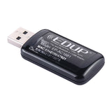 EDUP EP-AC1681 2 in 1 AC1200Mbps 2.4GHz & 5.8GHz Dual Band USB WiFi Adapter External Network Card with Bluetooth 4.1 Function, EP-AC1681