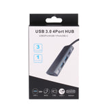U-811 4 in 1 USB 3.0 to 3 USB 3.0 + USB-C / Type-C Ports HUB Docking Station, U-811