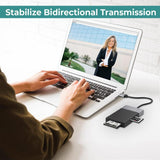 6 In 1 Multi-function Dual USB 3.0 + XQD + CF + TF + SD Card Reader, 6 In 1 (Silver), 6 In 1