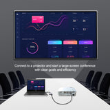 2 in 1 USB-C / Type-C to 2 x HDTV Ports HUB Adapter, 2 in 1