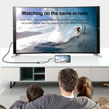 2 in 1 USB-C / Type-C to 2 x HDTV Ports HUB Adapter, 2 in 1
