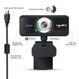 HXSJ S4 1080P Adjustable 180 Degree HD Manual Focus Video Webcam PC Camera with Microphone