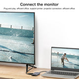 Lenovo F1-C08 8 In 1 Type-C / USB-C to HDMI Multi-function Converter Hub, F1-C08