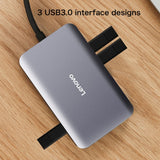 Lenovo F1-C08 8 In 1 Type-C / USB-C to HDMI Multi-function Converter Hub, F1-C08