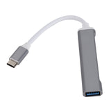 C809 USB 3.0 x 1 + USB 2.0 x 3 to USB-C / Type-C Multi-function Splitter HUB Adapter, C809