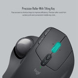Logitech MX ERGO 440DPI Bluetooth + Unifying Dual-mode Wireless Trackball Optical Mouse, MX ERGO