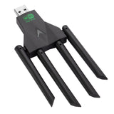 1300Mbps 5G Wireless Network Card Gigabit Dual Band Driver-free USB WiFi Receiver, 1300Mbps 5G