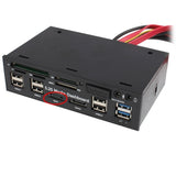 5.25 inch Media PC Dashboard Card Reader 2 x USB 3.0 + 6 x USB 2.0 SATA, 2 x USB 3.0 + 6 x USB 2.0 SATA