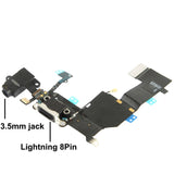 2 in 1 for iPhone 5C (Original Tail Connector Charger + Original Headphone Audio Jack Ribbon) Flex Cable, For iPhone 5C