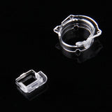 100 PCS Transparent Plastic Camera Lens Frame for iPhone 5 & 5S & 5C, 100pcs Camera Frame