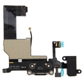 Original Tail Connector Charger Flex Cable + Headphone Audio Jack Ribbon Flex Cable for iPhone 5, For iPhone 5