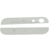 OEM Version Back Cover Top & Bottom Glass Lens for iPhone 5 (Golden), OEM For iPhone 5 White