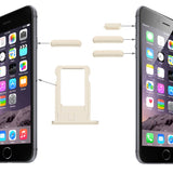 Card Tray & Volume Control Key & Screen Lock Key & Mute Switch Vibrator Key  Kit for iPhone 6, For iPhone 6 (Kit)