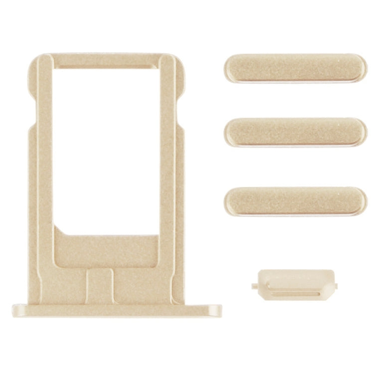 Card Tray & Volume Control Key & Screen Lock Key & Mute Switch Vibrator Key  Kit for iPhone 6, For iPhone 6 (Kit)