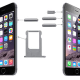 Card Tray & Volume Control Key & Screen Lock Key & Mute Switch Vibrator Key  Kit for iPhone 6, For iPhone 6 (Kit)