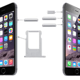 Card Tray & Volume Control Key & Screen Lock Key & Mute Switch Vibrator Key  Kit for iPhone 6, For iPhone 6 (Kit), For iPhone 6