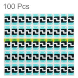 100 PCS for iPhone 6 Home Key Iron Sheet Insulating Cotton Paste Sticker, For 6