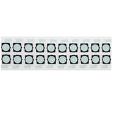 20 PCS for iPhone 6 Back Camera Top Cotton Paste Sticker, For 6