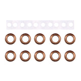 10 Pairs / Set Rear Camera Lens Ring + Flashlight Bracker for iPhone 6 Plus & 6s Plus, Rose Gold, For iPhone 6 Plus