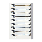 100 PCS Earpiece Speaker Cover Strip for iPhone 6s